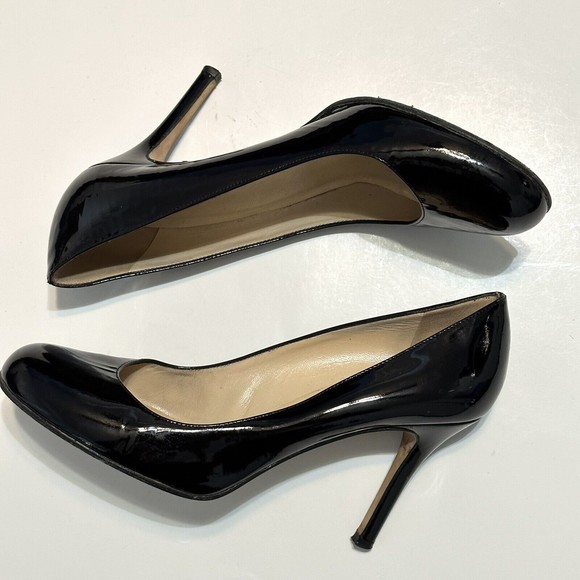 KATE SPADE Heels Women’s Size 9.5 AA Patent Black Pump Shoes - Picture 3 of 14